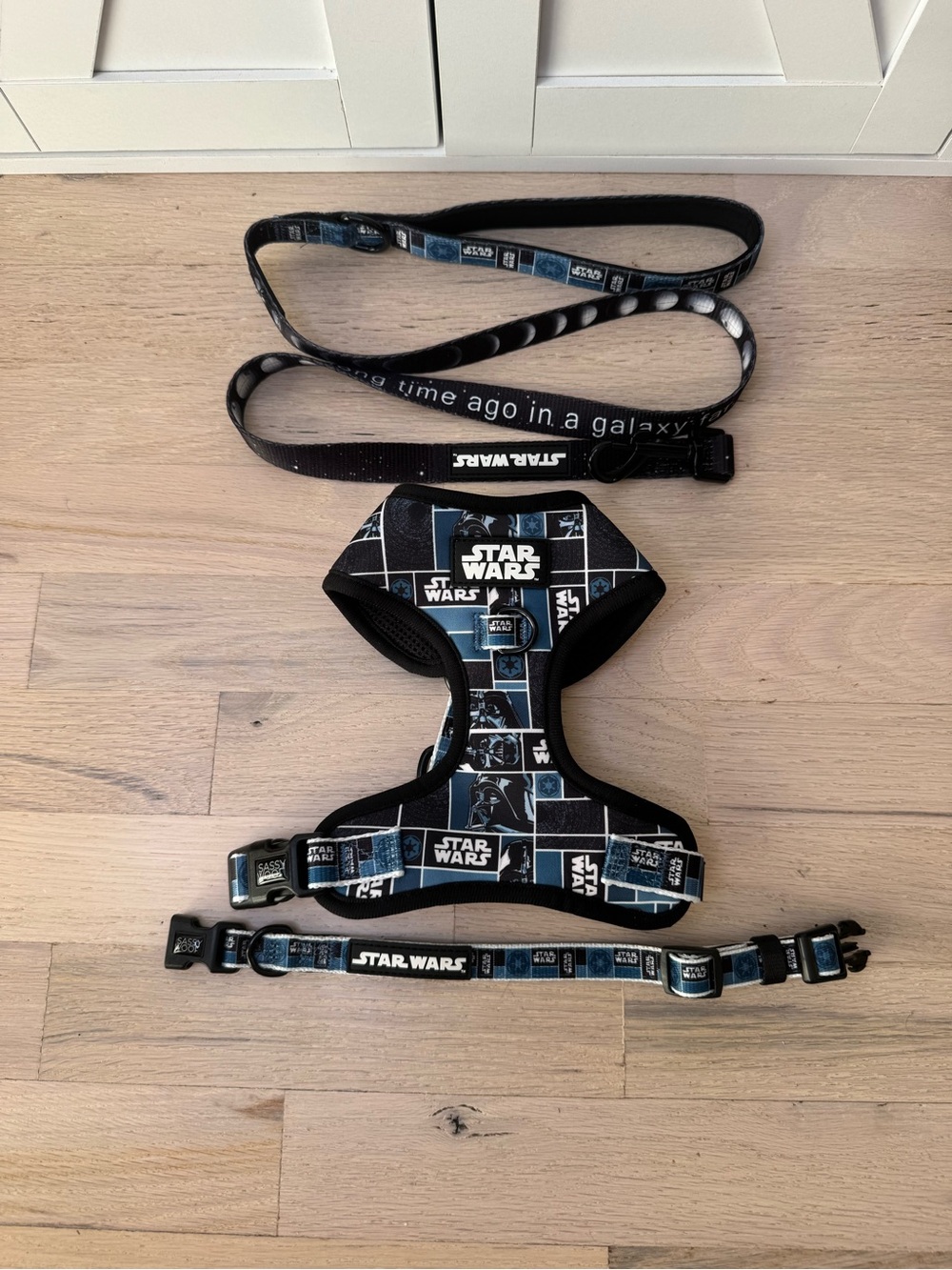 NWOT Sassy Woof x Star Wars - Darth Vader  Walk Set